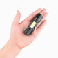 LED Telescopic Flashlight Torch USB Rechargeable Pen Light For Camping