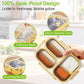 Stainless Steel Lunch Box 3 Compartment Food Container Leakproof Lunch Box