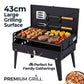 Portable Folding Charcoal BBQ Barbecue Camping Grill Travel Picnic Outdoor UK