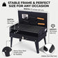 Portable Folding Charcoal BBQ Barbecue Camping Grill Travel Picnic Outdoor UK