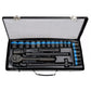 Heavy Duty 1&2 Ratchet Wrench Socket Set 8-32mm Metric Extension Bar Metal Case