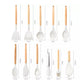 19pcs Set Non-Stick Silicone Kitchen Utensil Spatula Spoon Cooking Cookware Gift