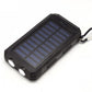 1O000000mAh Solar Power Bank Waterproof 2USB LED Battery Charger For Cell Phone
