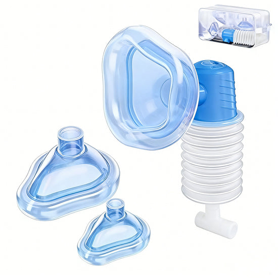 Manual Airway Obstruction First Aid Device - Emergency Choking Rescue Suction Tool For Adults & Kids
