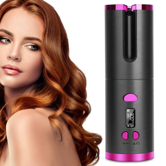 Wireless Automatic Hair Curler And Cordless Hair Curler For Effortless Styling, Perfect Hair Curler, Automatic Curler, Automatic Curling Iron