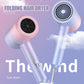 Hair Dryer Professional Household Electric Negative Ionic Hairdryer Foldable