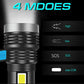 LED Flashlight Tactical USB Rechargeable Torch COB Work Light For Camping