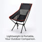 Lightweight Outdoor Folding Chair Camping Portable Seat High Back Fishing Chair