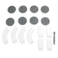 Lazy Susan Turntable For Dining Table Tabletop Rotating Serving Tray 360