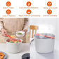 Microwave Rice Cooker, 2L Microwave Rice Pasta Cooker With Strainer Steamer