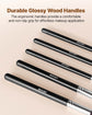 34-Piece Makeup Brush Set, Professional Brushes Kit For Foundation Blending Eyeshadow Concealer Blush - With Soft Bristles, Ergonomic Wood Handle, Travel-Friendly Case Included