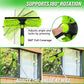 4.5m Telescopic Extendable Window Cleaner Equipment Glass Cleaning Squeegee CL