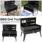 Portable Folding Charcoal BBQ Barbecue Camping Grill Travel Picnic Outdoor UK