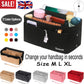 Ladies Felt Travel Makeup Bag Insert Liner Purse Pouch Women Organizer Handbag