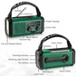 10 0 0 0mAh Wind Up Solar Radio Hand Crank Emergency FM AM USB Charger Led Torch UK