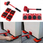 5 PCS Heavy Duty Furniture Shifter Lifter Set Wheel Moving Removal Slider Moving
