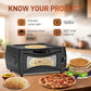 2100W Mini  Oven Chapati Roti Lahmacun Manakish Pizza Naan Bread Maker UK