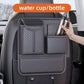 Car Organiser Bag Multi Pocket Black Leather  Holder Back Seat Storage Tidy