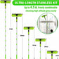 4.5m Telescopic Extendable Window Cleaner Equipment Glass Cleaning Squeegee CL