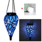 Outdoor Garden Solar Powered LED Light Lantern Hanging Yard Decoration Lamp