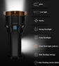 LED Flashlight Tactical USB Rechargeable Torch COB Work Light For Camping