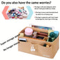 Ladies Felt Travel Makeup Bag Insert Liner Purse Pouch Women Organizer Handbag