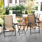 Three-Piece Garden Table And Chair Set - Khaki