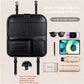 Car Organiser Bag Multi Pocket Black Leather  Holder Back Seat Storage Tidy