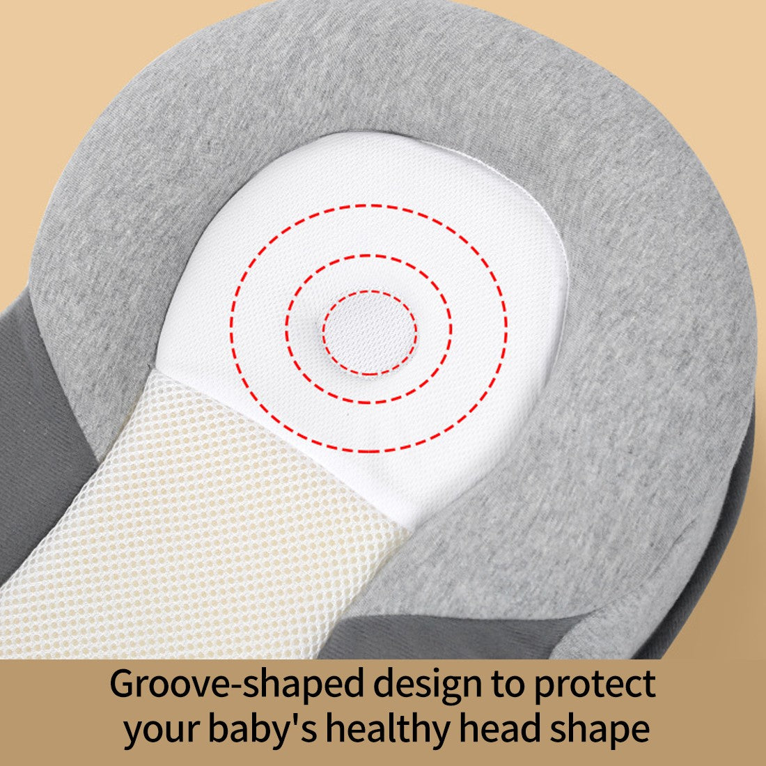 Baby Bed Acid Reflux With Strap, Baby Bed For Reducing Spit-Up, Anti Reflux HOT--58 X 38 X 17cm