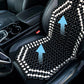 Universal Auto Car Beaded Seat Cover Massager Summer Cooling Cushion Mat Office