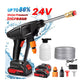 2 Battery Portable Cordless Car High Pressure Washer Jet Water Wash Cleaner Gun