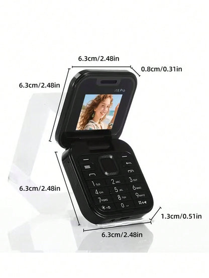 The New 2G Foldable Phone Features Dual SIM Dual Standby For Calls, Text Messages And Music, Making It Suitable For Travel, Outdoor Activities And As A Backup Phone