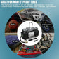 150PSI HEAVY DUTY PORTABLE 12V ELECTRIC CAR TYRE INFLATOR AIR COMPRESSOR