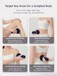 Lymphatic Drainage Massager & Anti Cellulite Massage Tool, Helps Reduce Stretch Marks & Cellulite, For Legs, Arms & Belly, Body Sculpting Machine With Microcurrent, Light, Heat & Vibration