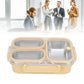 Stainless Steel Lunch Box 3 Compartment Food Container Leakproof Lunch Box