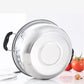 5PCS Induction Non Stick Stainless Steel Healthy Cookware Cooking Pot Stockpot