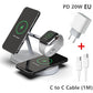 3-in-1 Wireless Magsafe Charger Stand